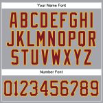 Custom Gray Crimson Gold Sleeveless Baseball Jersey - Authentic Sports Apparel Custom Gray Crimson-Gold Authentic Sleeveless - Image 4