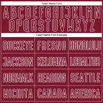 Custom Gray Crimson White Soccer Jersey Sublimation Split Fashion Uniform Custom Gray Crimson-White Sublimation Split Fashion - Image 4