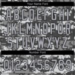 Custom Gray Black Camo 3D Pattern Authentic Baseball Jersey for Men Custom Gray Gray Black-Camo 3D Pattern Design Authentic - Image 5