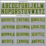 Gray Green-Gold Long Sleeve Performance T-Shirt for Men & Women - Custom Design Custom Gray Green-Gold Long Sleeve Performance - Image 4