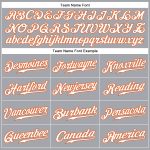 Custom Gray Green Orange Sleeveless Baseball Jersey - Authentic Sportswear Custom Gray Green-Orange Authentic Sleeveless - Image 3