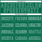 Custom Gray Green-White Sublimation Soccer Uniform Jersey - Split Fashion Design Custom Gray Kelly Green-White Sublimation - Image 4