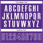 Custom Sublimation Soccer Jersey Gray Purple White Split Fashion Uniform Custom Gray Purple-White Sublimation Split Fashion - Image 5