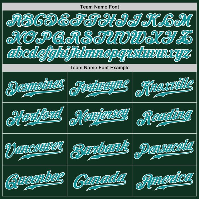 Custom Aqua Green Authentic Baseball Jersey for Men and Women Custom Green Aqua-White Authentic Baseball Jersey - Image 4