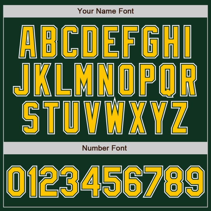 Custom Green & Gold Fade Baseball Jersey - Authentic Fashion Style Custom Green Gold-White Authentic Fade Fashion Baseball - Image 3