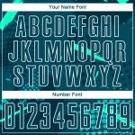 Custom Green Teal Sublimation Soccer Jersey Uniform for Team Sports Custom Green Green-Teal Sublimation Soccer Uniform Jersey - Image 5