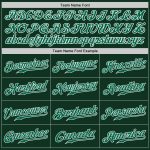 Custom Green Kelly Green White Baseball Jersey - Authentic Design for Fans Custom Green Kelly Green-White Authentic Baseball - Image 4