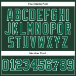 Custom Green Long Sleeve Performance T-Shirt in Kelly Green and White Custom Green Kelly Green-White Long Sleeve Performance - Image 5