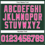 Custom Performance T-Shirt for Men & Women - Green Pink White Long Sleeve Custom Green Pink-White Long Sleeve Performance - Image 5