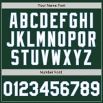 Custom Green White Light Blue Baseball Jersey - Authentic Style 8872 Custom Green White-Light Blue Authentic Baseball Jersey - Image 5