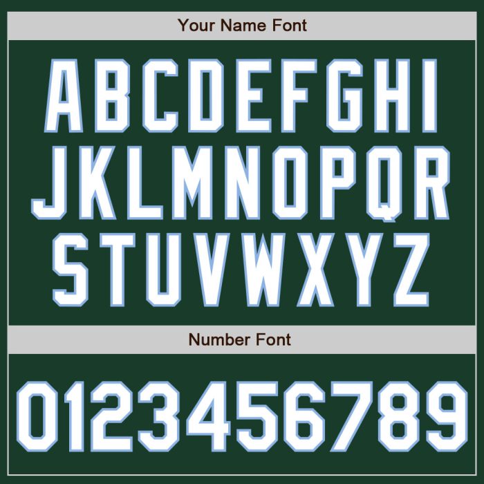 Custom Green White Light Blue Baseball Jersey - Authentic Style 8872 Custom Green White-Light Blue Authentic Baseball Jersey - Image 5