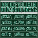 Custom Hunter Green Kelly Green White Basketball Jersey - Authentic Throwback Style Custom Hunter Green Kelly Green-White - Image 4