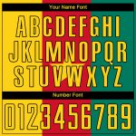 Cameroonian Flag Soccer Jersey - Custom Sublimation Kelly Green Gold Red-Black Uniform Custom Kelly Green Gold Red-Black - Image 5