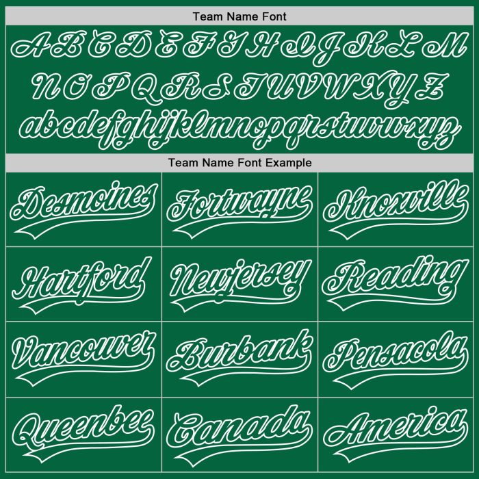 Custom Kelly Green Authentic Baseball Jersey - Green & White Design Custom Kelly Green Kelly Green-White Authentic Baseball - Image 4