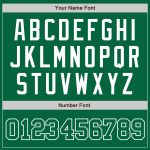 Custom Kelly Green Baseball Jersey - White Accent, Authentic Style 9464 Custom Kelly Green Kelly Green-White Authentic Baseball - Image 5