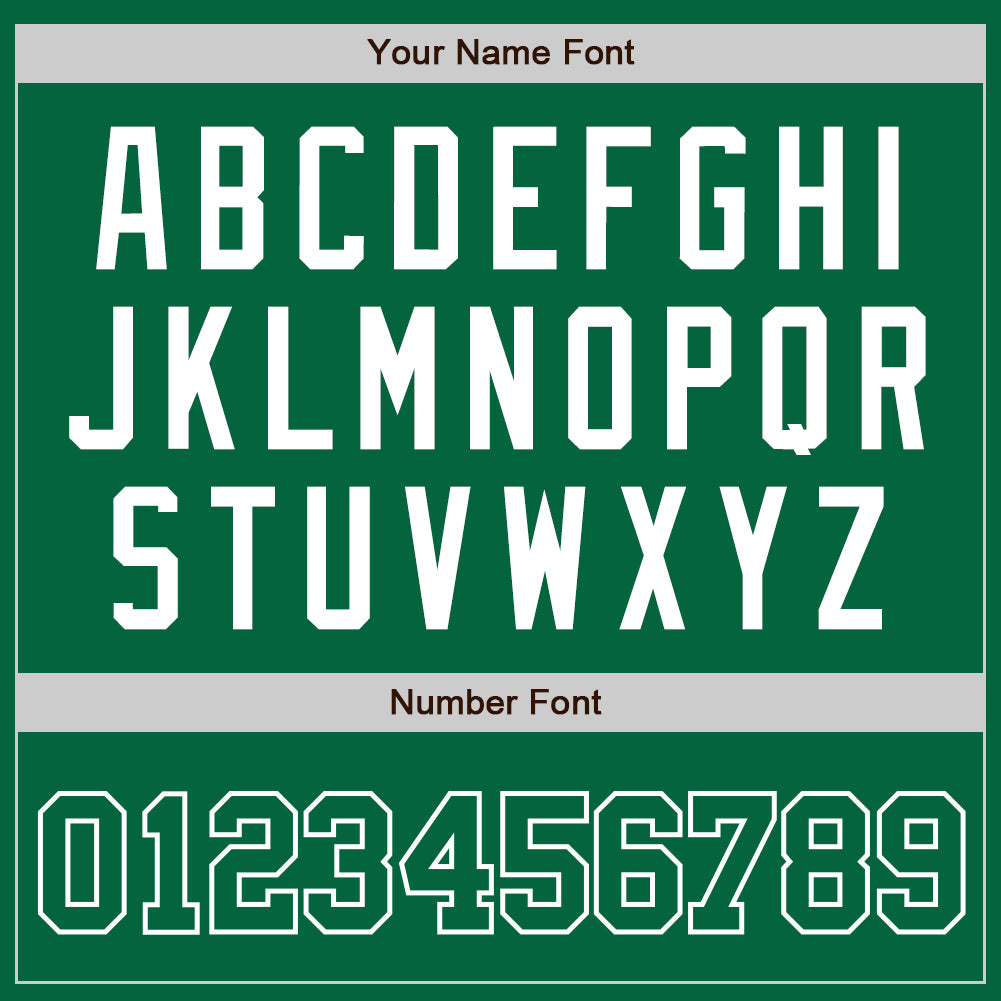 Custom Kelly Green Kelly Green-White Authentic Baseball Jersey Style 9464 Custom Kelly Green Baseball Jersey - White Accent, Authentic Style 9464 Custom Kelly Green Kelly Green-White Authentic Baseball - Image 5