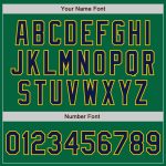 Kelly Green Navy Gold Custom Baseball Jersey Authentic Style 5274 Custom Kelly Green Navy-Gold Authentic Baseball Jersey - Image 5