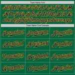 Kelly Green Navy Gold Custom Baseball Jersey Authentic Style 5274 Custom Kelly Green Navy-Gold Authentic Baseball Jersey - Image 4