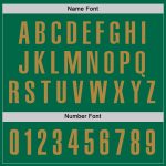 Custom Kelly Green Golf Polo Shirt - Old Gold Performance Fabric, Mens Activewear Custom Kelly Green Old Gold Performance - Image 5