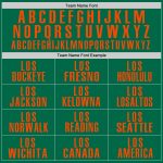 Custom Kelly Green Performance Golf Polo Shirt for Men - Breathable Fabric Orange Accents Custom Kelly Green Orange Performance - Image 4