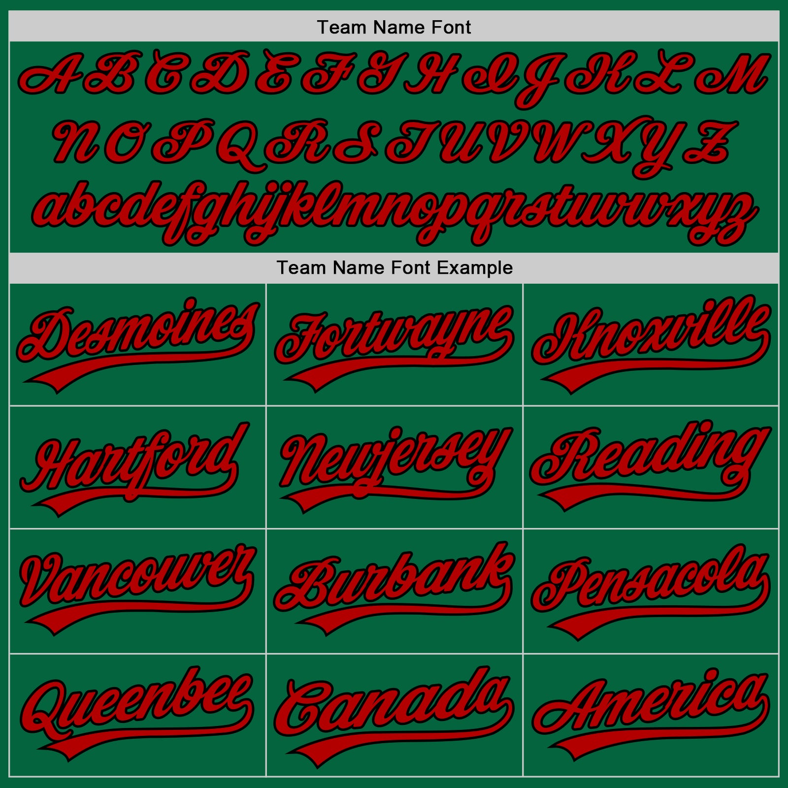 Custom Kelly Green Red-Black Authentic Baseball Jersey Custom Authentic Baseball Jersey in Kelly Green, Red, and Black Custom Kelly Green Red-Black Authentic Baseball Jersey - Image 4