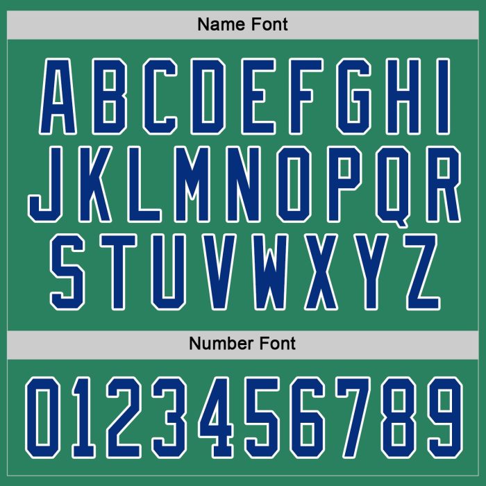 Custom Green White Hockey Jersey - Personalized Kelly Green Sports Jersey Custom Kelly Green Royal-White Hockey Jersey - Image 4