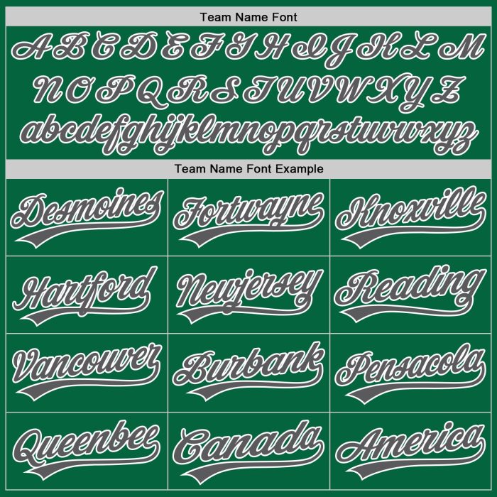 Custom Steel Gray White Kelly Green Authentic Baseball Jersey Custom Kelly Green Steel Gray-White Authentic Baseball Jersey - Image 4