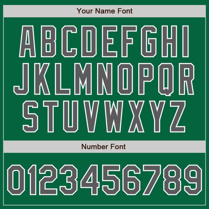 Custom Steel Gray White Kelly Green Authentic Baseball Jersey Custom Kelly Green Steel Gray-White Authentic Baseball Jersey - Image 5