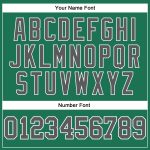 Custom Performance Salute to Service T-Shirt in Kelly Green and Gray-White, Long Sleeve Custom Kelly Green Steel Gray-White - Image 5