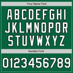 Custom Green White Black Authentic Fade Fashion Baseball Jersey Custom Kelly Green White-Black Authentic Fade Fashion Baseball - Image 3