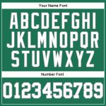 Custom Kelly Green Long Sleeve Performance T-Shirt - Salute To Service by Gary Custom Kelly Green White-Gary Long Sleeve - Image 5