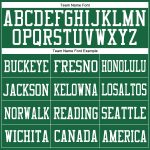 Custom Authentic Football Jersey - Kelly Green and White Mesh Design Custom Kelly Green White Mesh Authentic Football Jersey - Image 3