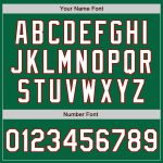 Custom Kelly Green Authentic Baseball Jersey, White-Red Style 7701, Perfect for Game Day and Fans Custom Kelly Green White-Red - Image 5