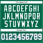 Authentic Throwback Basketball Jersey in Custom Kelly Green, White, Royal, and Silver Gray Custom Kelly Green White Royal-Silver - Image 4