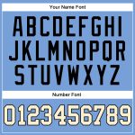 Light Blue Cream Black Custom Basketball Jersey Authentic Throwback Custom Light Blue Cream-Black Authentic Throwback Basketball - Image 4