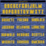 Light Blue Gold Black Soccer Jersey - Custom Third Sublimation Uniform Custom Light Blue Gold-Black Third Sublimation Soccer - Image 4