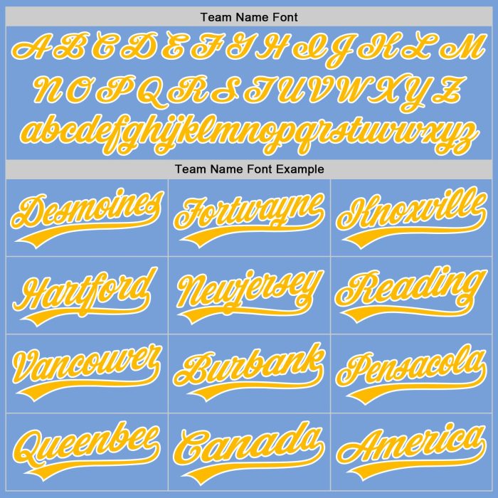 Light Blue Gold and White Custom Authentic Baseball Jersey Custom Light Blue Gold-White Authentic Baseball Jersey - Image 4