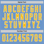 Light Blue and Gold-White Custom Hockey Jersey for Men, Women, and Kids Custom Light Blue Gold-White Hockey Jersey - Image 4
