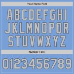 Light Blue Gray Custom Baseball Jersey - Authentic Steal Gray Design Custom Light Blue Gray-Steel Gray Authentic Baseball - Image 5