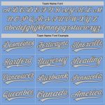 Light Blue Gray Custom Baseball Jersey - Authentic Steal Gray Design Custom Light Blue Gray-Steel Gray Authentic Baseball - Image 4