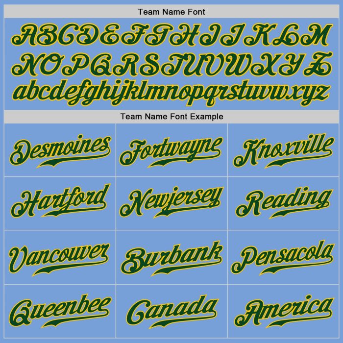Light Blue Green-Gold Authentic Baseball Jersey - Custom Style 4183 Custom Light Blue Green-Gold Authentic Baseball Jersey - Image 4