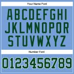 Light Blue Green-White Authentic Throwback Basketball Jersey - Custom Design Custom Light Blue Green-White Authentic Throwback - Image 4