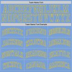 Light Blue Gold Authentic Throwback Basketball Jersey Custom Design Custom Light Blue Light Blue-Gold Authentic Throwback - Image 4