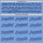 Custom Light Blue Navy Authentic Baseball Jersey - Style 9364 Custom Light Blue Light Blue-Navy Authentic Baseball Jersey - Image 4