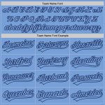 Custom Light Blue Navy Baseball Jersey - Authentic Design for Team Spirit Custom Light Blue Light Blue-Navy Authentic Baseball - Image 4