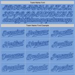 Custom Light Blue Royal Baseball Jersey - Authentic Design for Fans Custom Light Blue Light Blue-Royal Authentic Baseball - Image 4