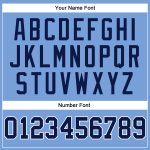 Custom Light Blue Basketball Jersey - Authentic Throwback Design in Navy and White Custom Light Blue Navy-White Authentic - Image 4