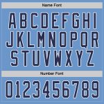 Light Blue Navy White Hockey Jersey - Customizable Sports Apparel Custom Light Blue Navy-White Hockey Jersey - Image 4