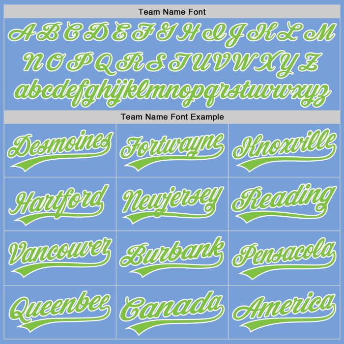 Light Blue Neon Green-White Authentic Baseball Jersey - Customizable Sports Apparel Custom Light Blue Neon Green-White Authentic - Image 4