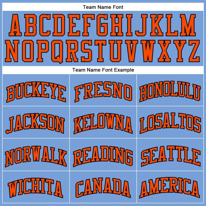 Light Blue Orange Black Authentic Throwback Basketball Jersey - Custom Design Custom Light Blue Orange-Black Authentic Throwback - Image 3